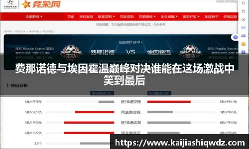 费那诺德与埃因霍温巅峰对决谁能在这场激战中笑到最后